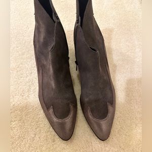 Donald Pliner Drey Suede and Leather Western Bootie size 7. Never worn